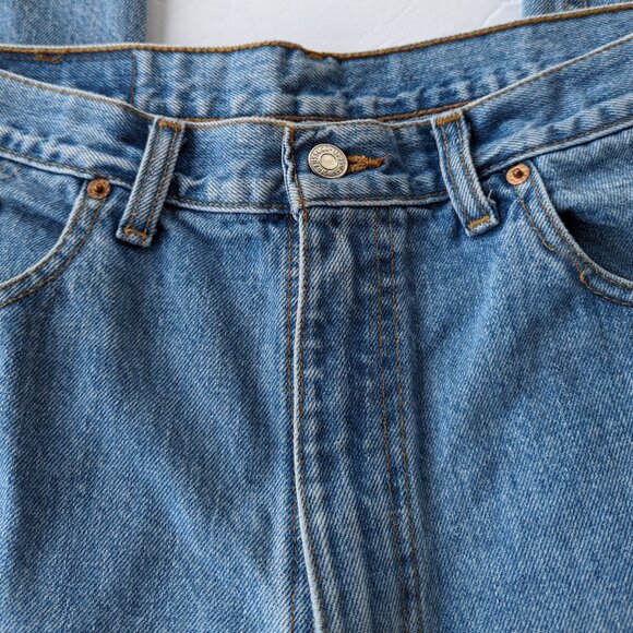 Men's 550 Levi Strauss & Co Blue Jeans Denim 38 x 30 - Picture 11 of 16